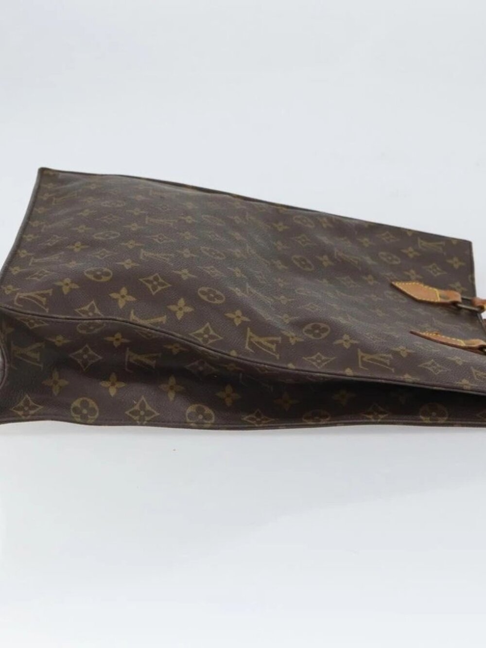 LOUIS VUITTON Monogram Sac Plat Hand Bag M51140 LV Auth - Picture 4 of 16